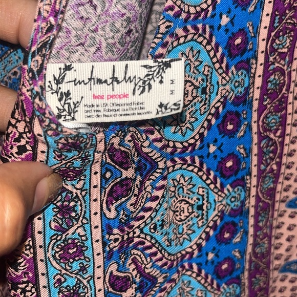 Free People Multicolor Bohemian Dress Medium - Picture 4 of 5